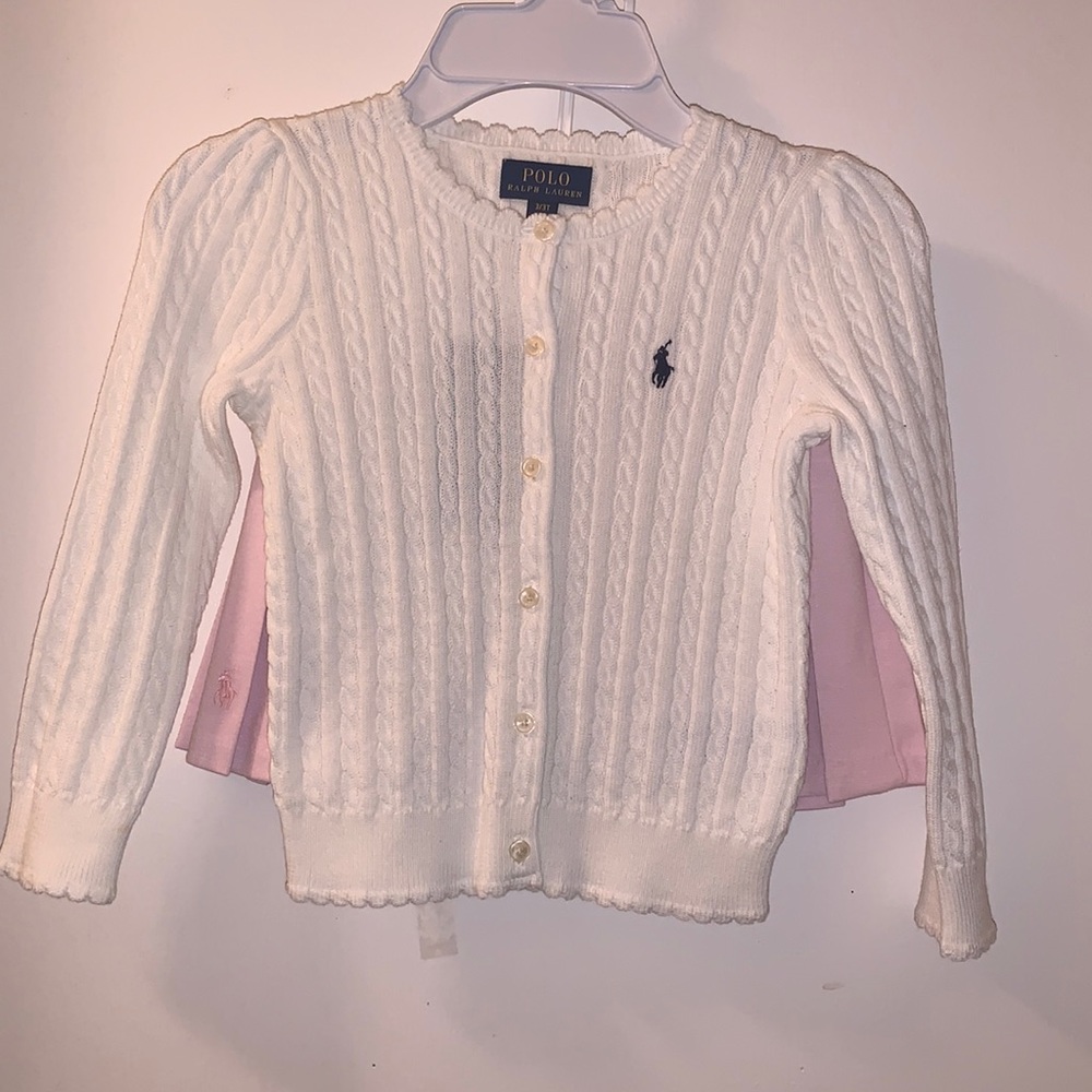Ralph Lauren polo sweater and skirt